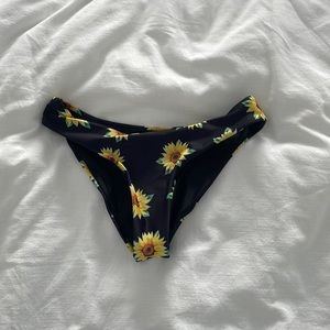 Sunflower patter bikini bottoms
